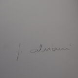Getulio Alviani silkscreen numbered and signed in pencil, 100 copies
