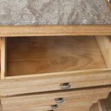 Vintage solid oak sideboard, around 1950.