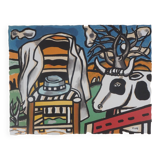 Fernand LÉGER: Chair and cow, signed lithograph