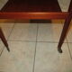 Desserte table roulante danoise en teck 1960
