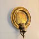 Set of 2 vintage wall sconces Ari KV 1500 – patinated bronze – Ø 25 cm