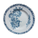 Hollow earthenware plate Terre de Fer, vintage French, 50s