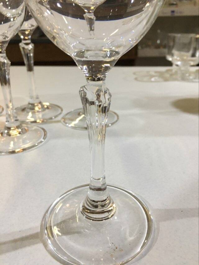 Royal Crystal Rock (Rcr) :10 verres , 5 grands et 5 plus petits