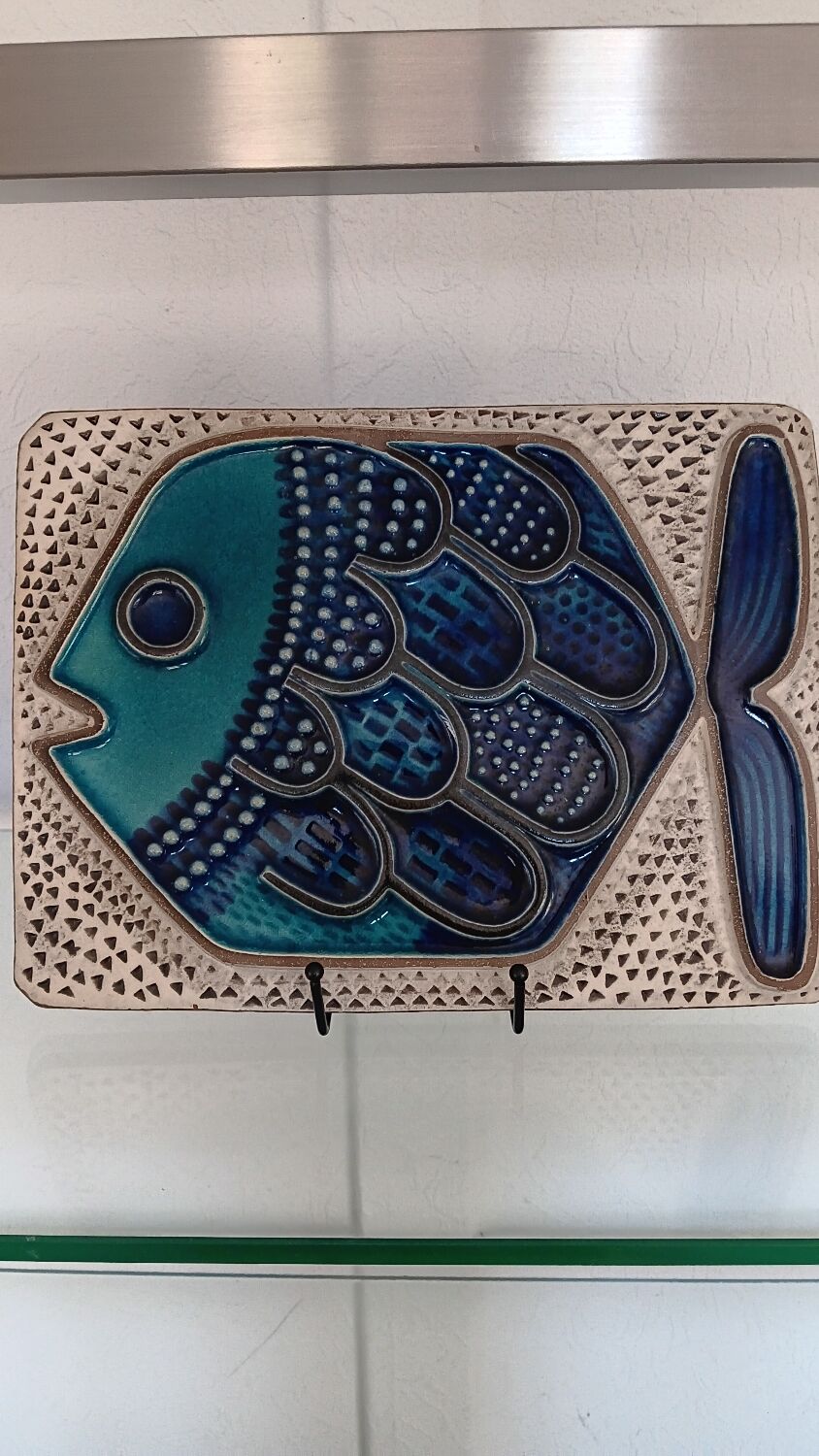 Plaque murale suédoise de Mari Simmulson pour Upsala Ekeby