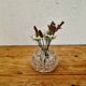 Pique fleurs en verre vintage