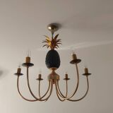 Pineapple chandelier from the 70'S in brass