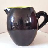 Two-tone ceramic pitcher Keramos Sèvres 1960s