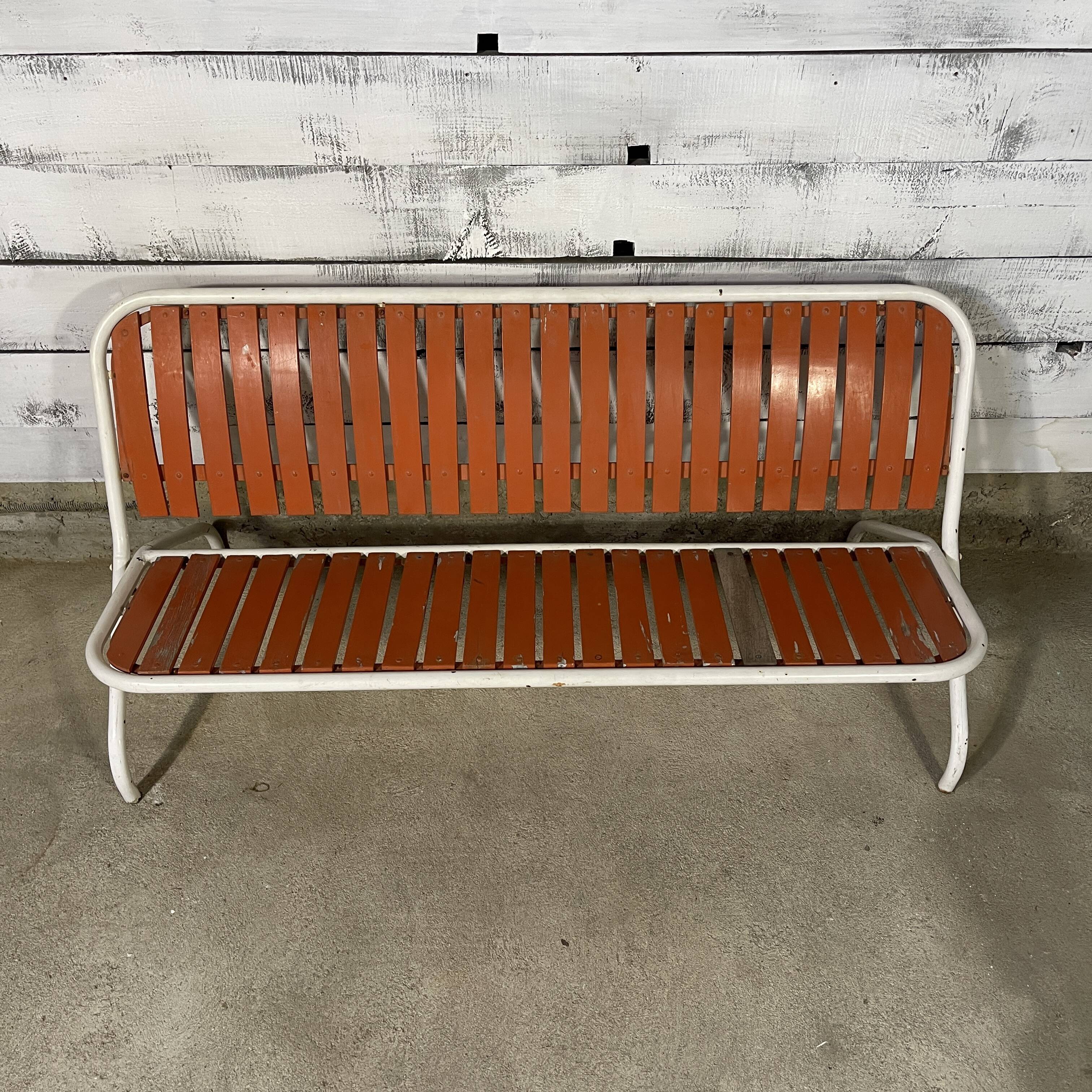 Foldable vintage bench