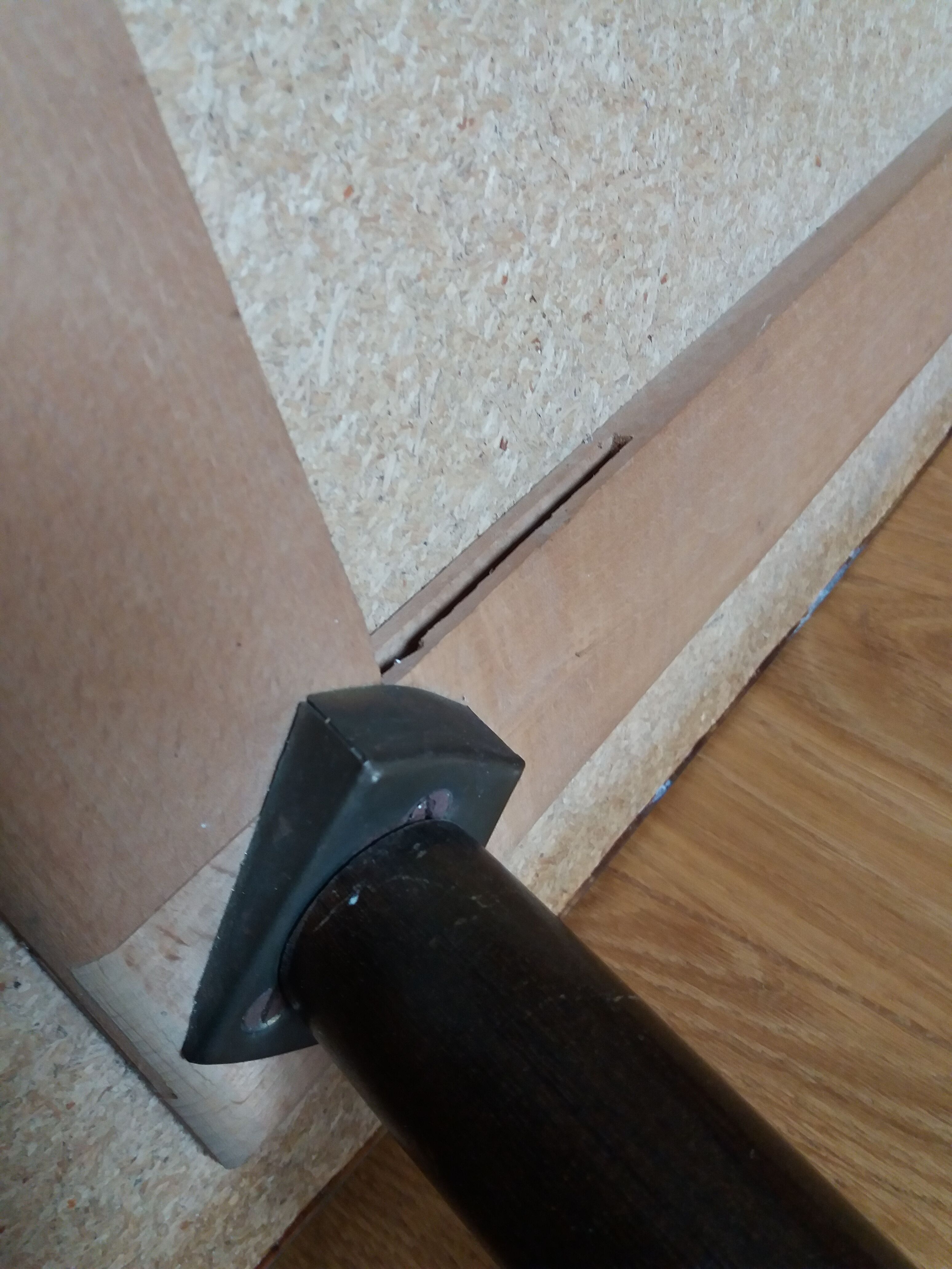 Coffee table formica tapered compass legs