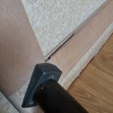 Coffee table formica tapered compass legs