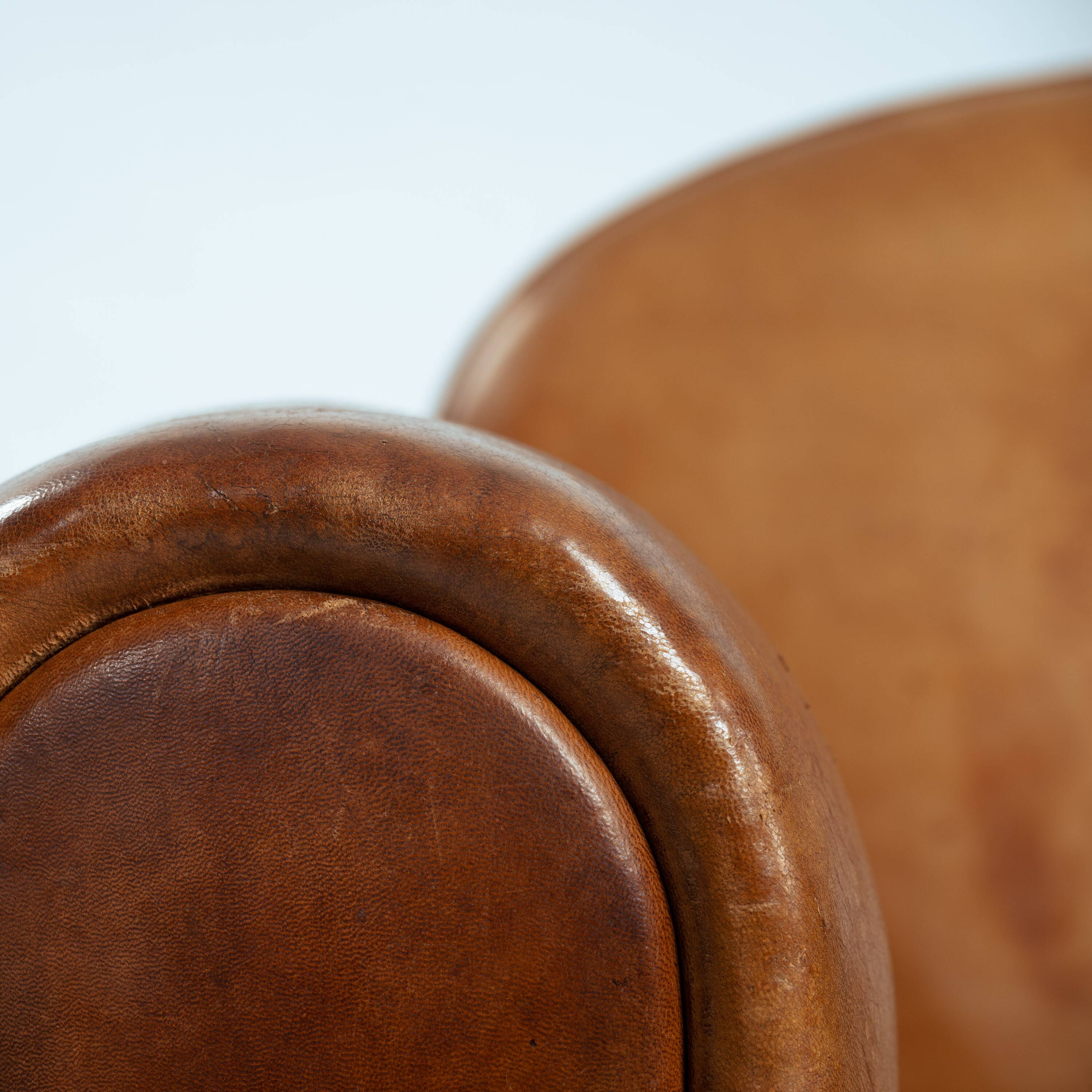 Pair of Bart van Bekhoven club lounge chairs, The Netherlands 1990s