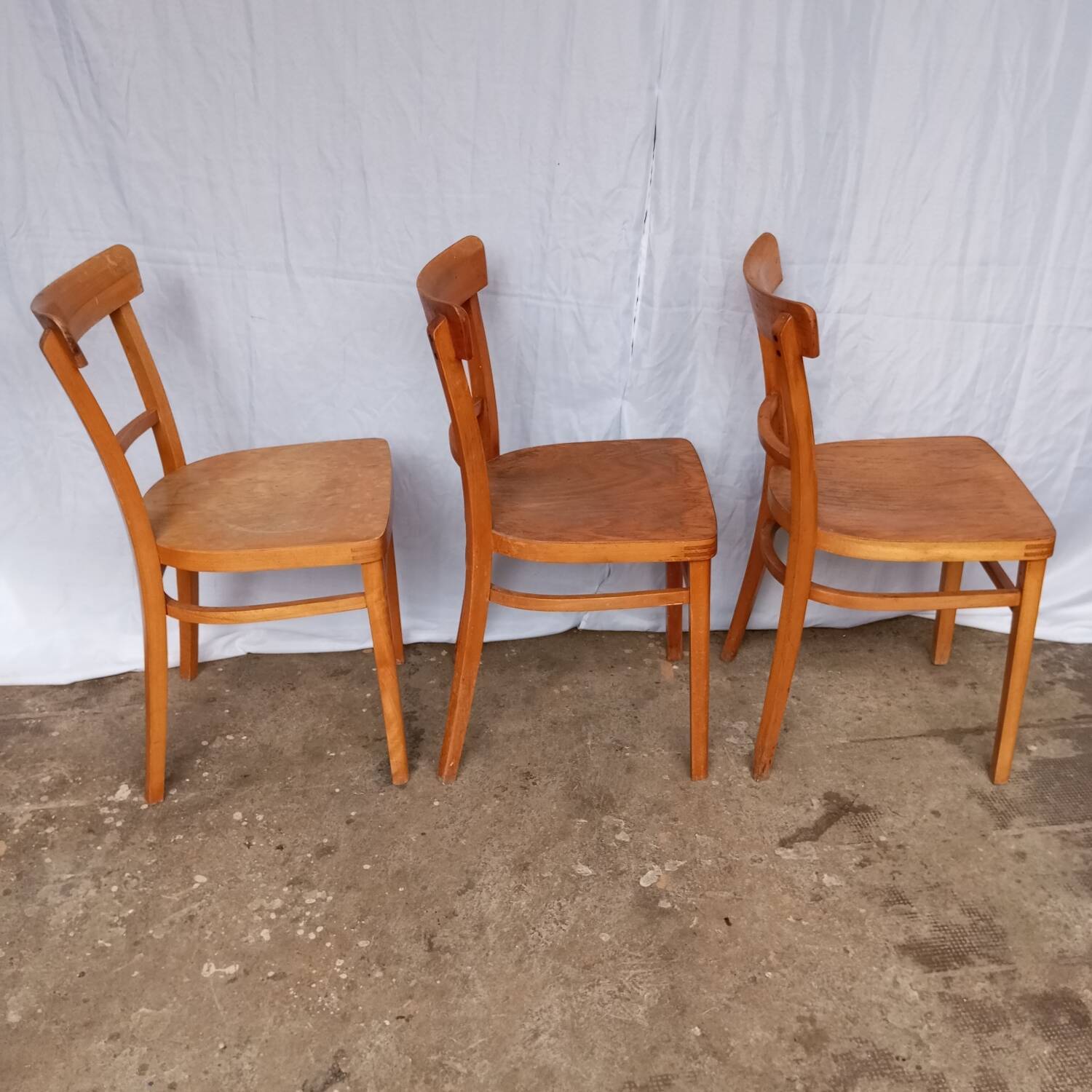 Antique bistro chairs