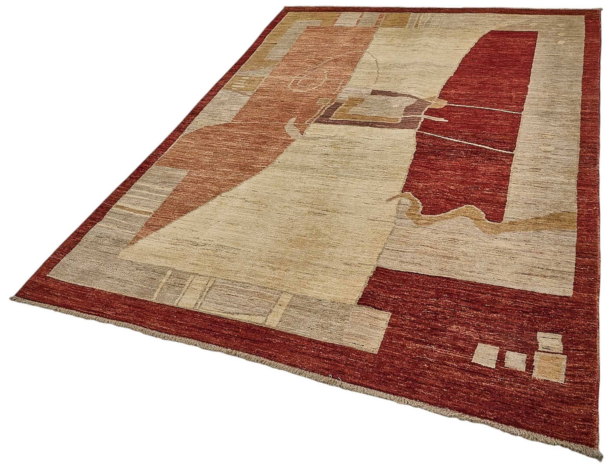 Turkish Handknotted Wool Oushak Rug 185 cm x 271 cm