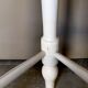 Painted solid turned wooden tripod
