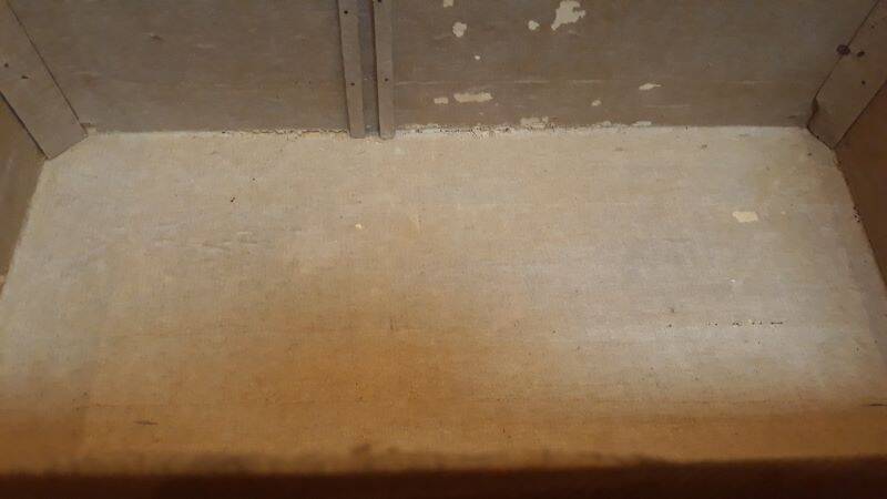 Antique curved transport trunk circa 1900 B.Vinay