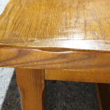 Solid oak farm table