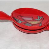 Set of two cups cerenne vallauris 1950