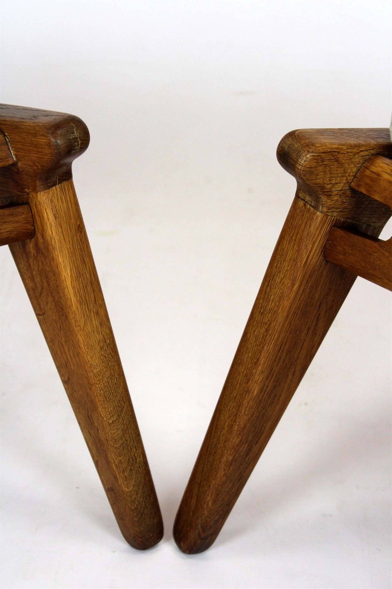 Restored Mid-Century Scandinavian Hunting Chairs by Kristiansson, 1950s