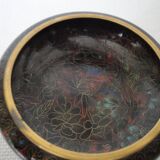 ASHTRAY and 2 VASES enamels on copper