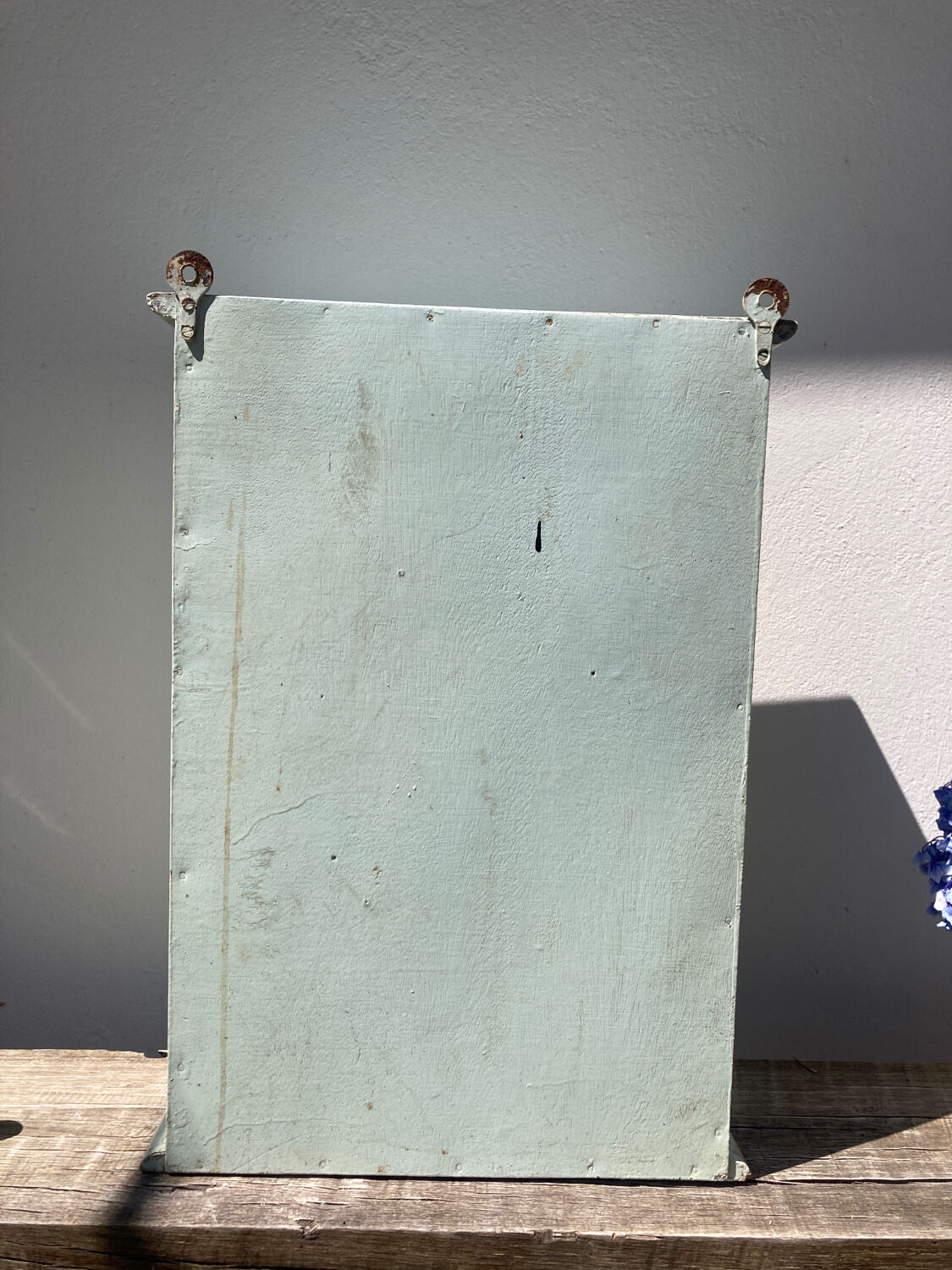 Handcrafted 1940 wooden medicine cabinet