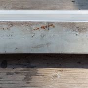 Bathroom Wall Shelf in Art Deco White Porcelain