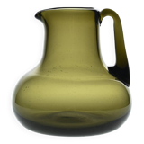 Blown glass carafe by Claude Morin, 1976