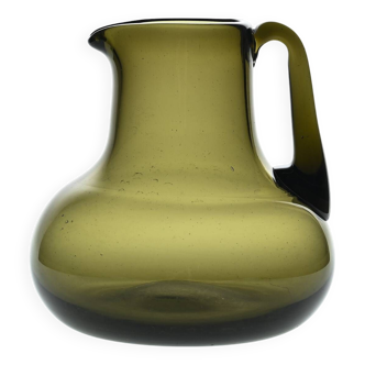 Carafe en verre soufflé par Claude Morin, 1976