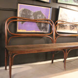 The 1950s wooden bench