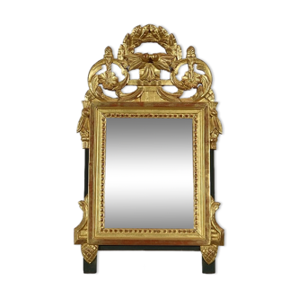 Miroir en bois Doré, style Louis XVI, début XXe