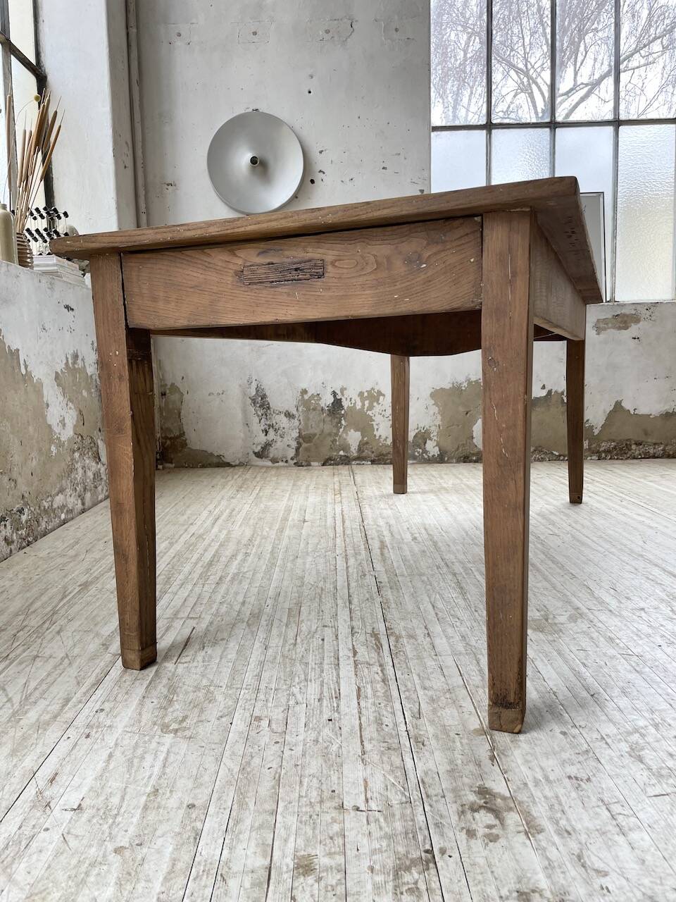 Oak farm table 2m