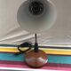 Office lamp workshop metal brown - flexible arms chrome 70vintage