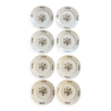 8 Anciennes assiettes à dessert