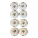8 Anciennes assiettes à dessert
