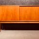 Enfilade en teck de Tom Robertson pour McIntosh années 1960, Collection Portes coulissantes Sunburst