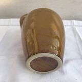 Old Bottle - Anse Ceramics Enamelled Brown Brown 70s Vintage