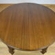 Table ronde extensible vintage en orme aranjou