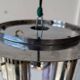 1970s Murano Iridescent Glass Ceiling Chandelier