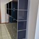 4-Module Bookcase in Chromed Metal and Blue Iron from USM Haller, 1970s