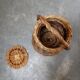 Vintage wicker and rattan basket