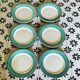 Set of 6 vintage dessert plates