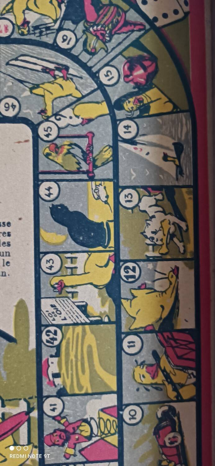 Wooden game of checkers and goose