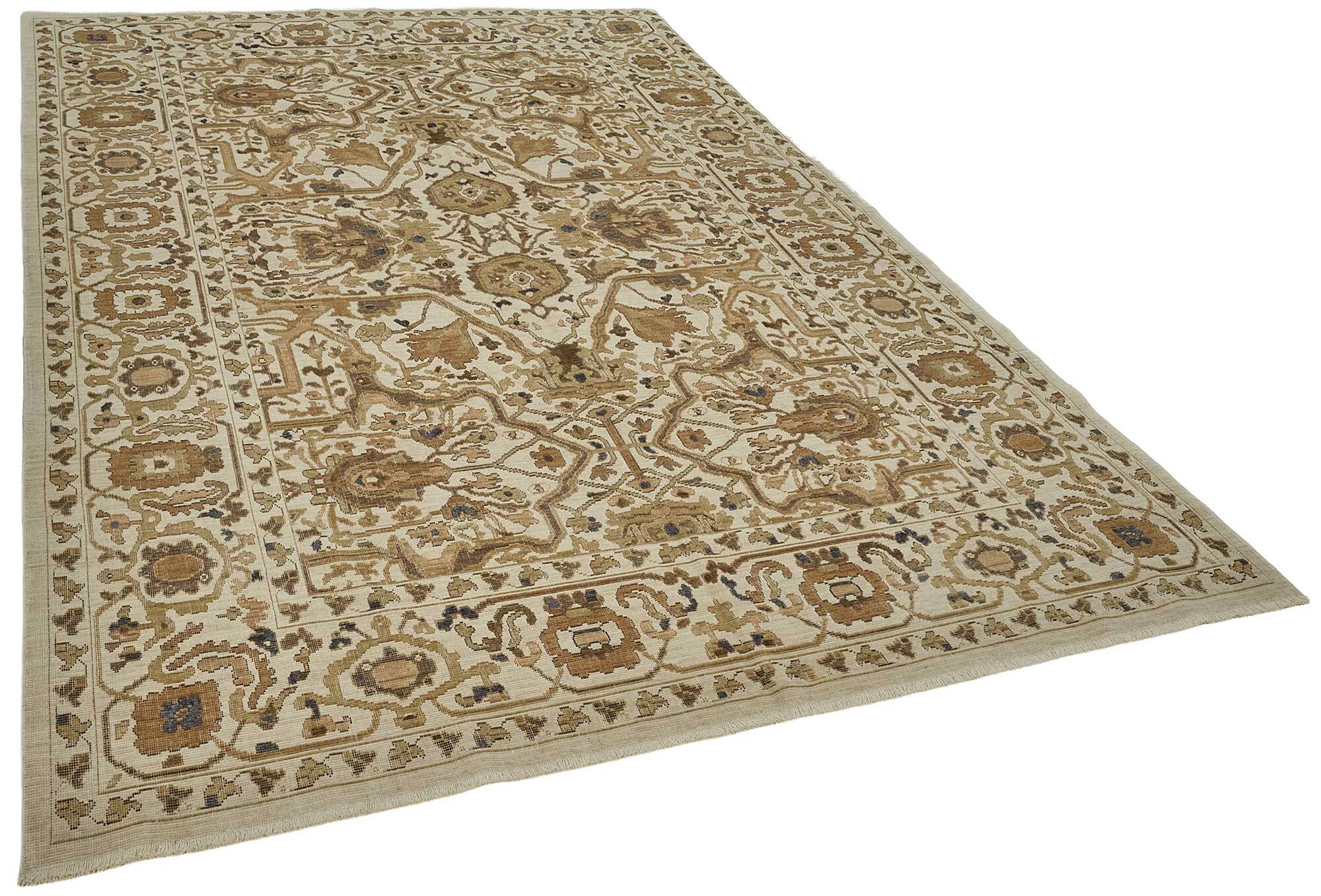 Turkish Handcrafted Loom Oushak Rug 201 cm x 298 cm