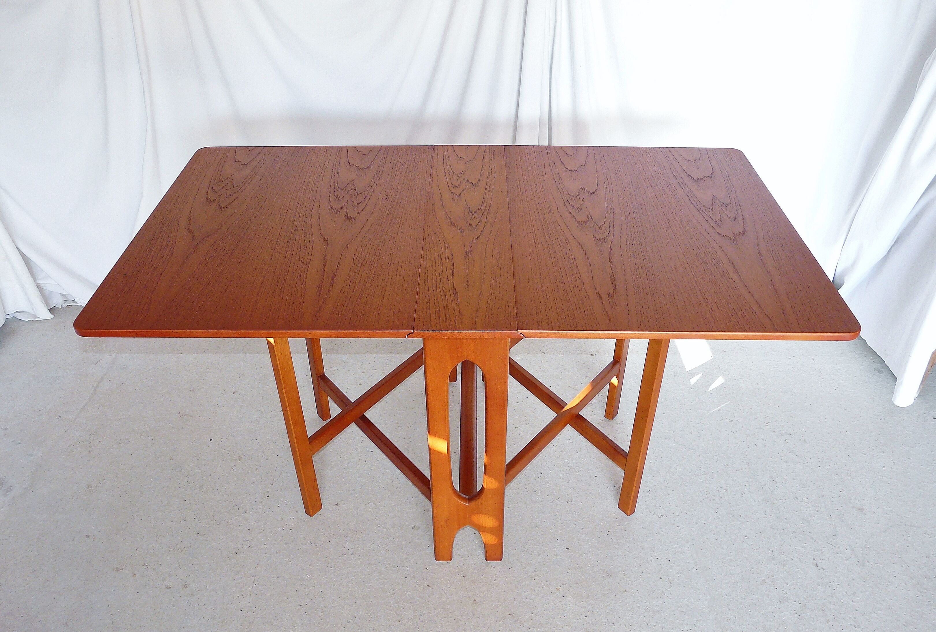 Scandinavian teak folding table