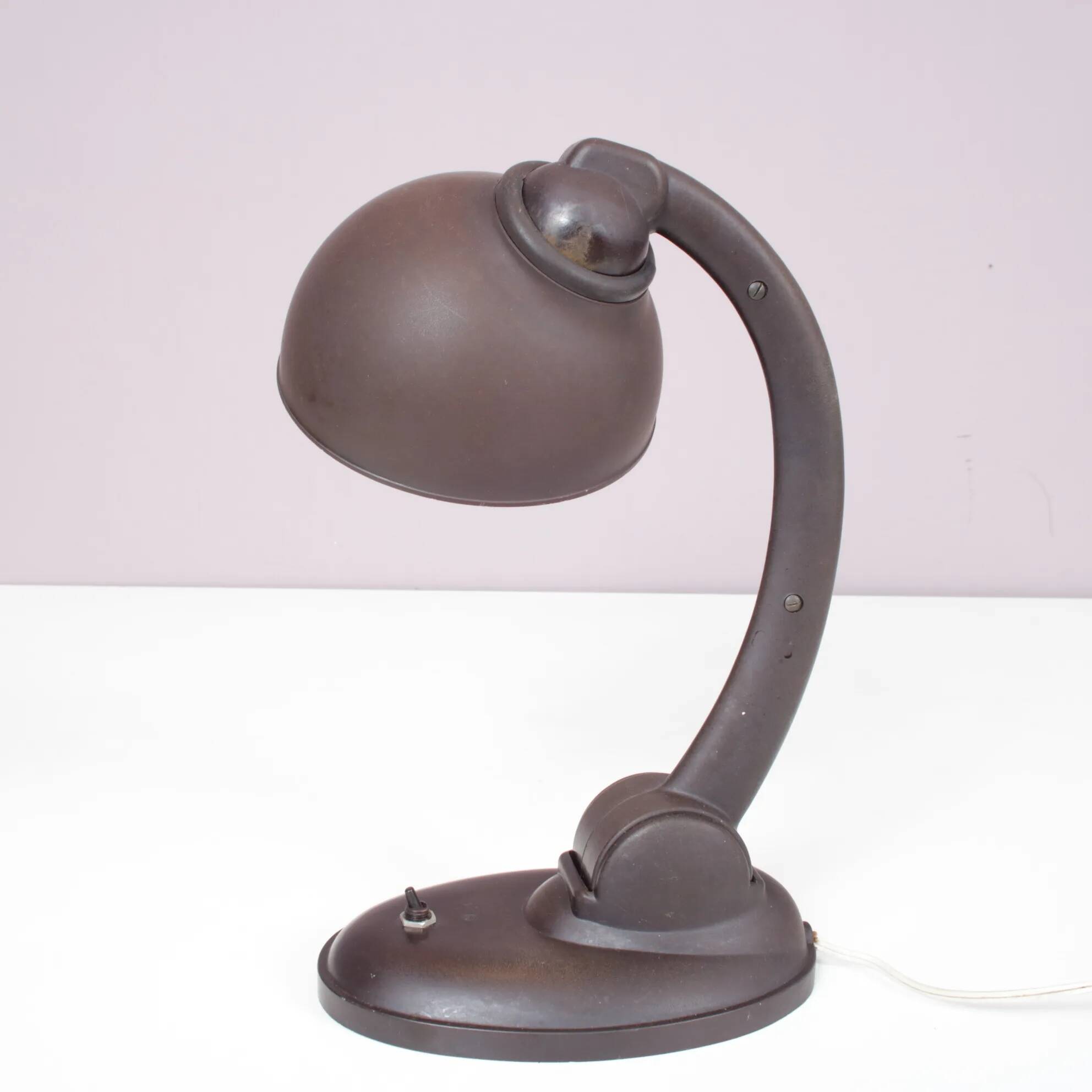 1930s Bakelite desk lamp by Eric Kirkman Cole for ESC, Czech Republic