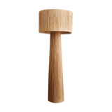 Minimalist bahia floor lamp raffia