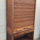 Old oak curtain filing cabinet