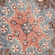 4x7 red & beige vintage rug, 122x207cm