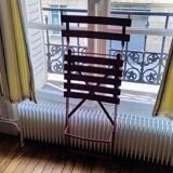 Fermob - 2 folding bar chairs - red ochre