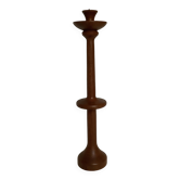 Scandinavian teak candlestick