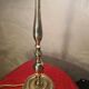 large solid brass lamp classic 1970 electric ok, 68x35 very elegant